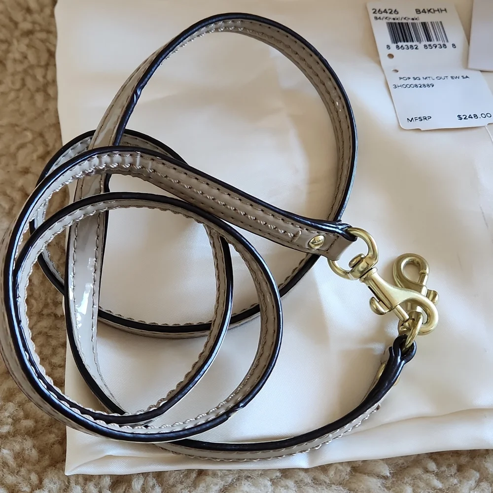 NWT Coach Pop Signature East West Satchel Bag 🤎👜💜 - Picture 5 of 16